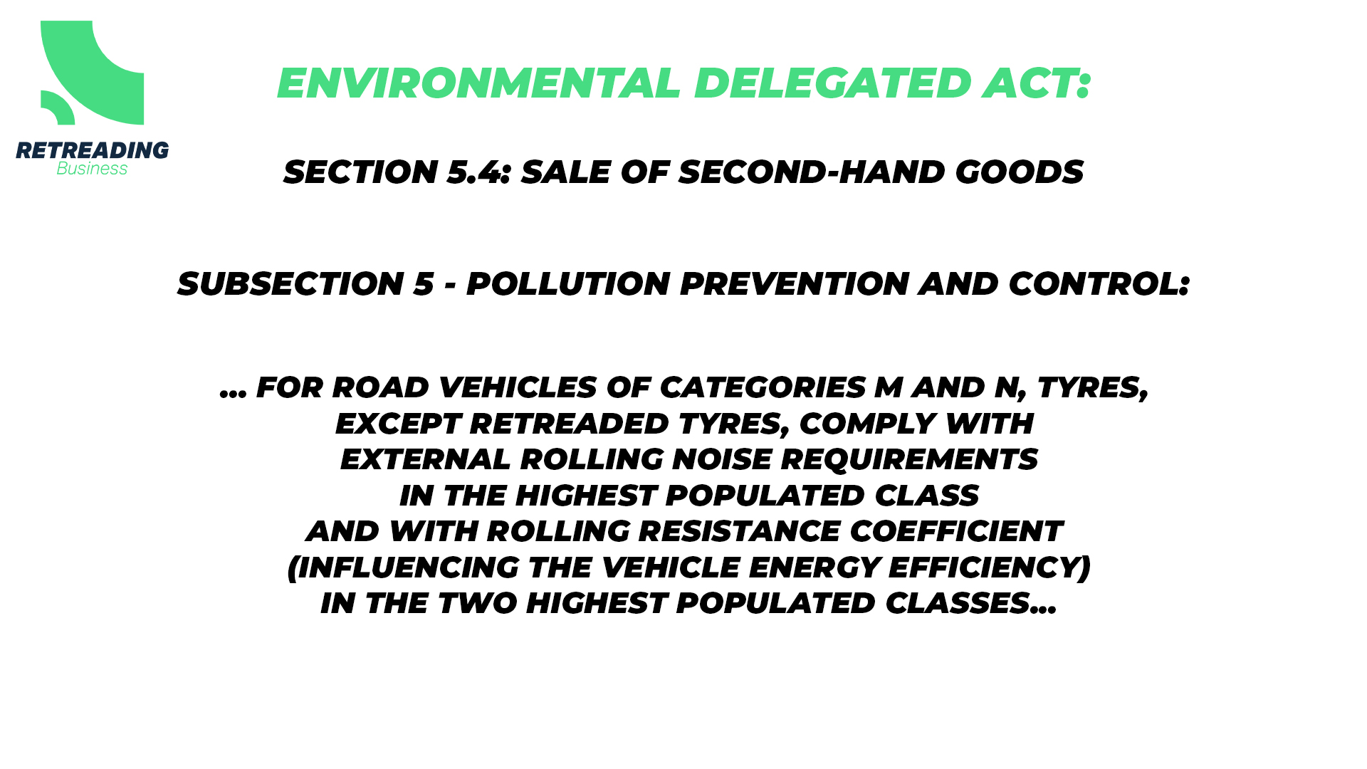 Environmental Delegated Act